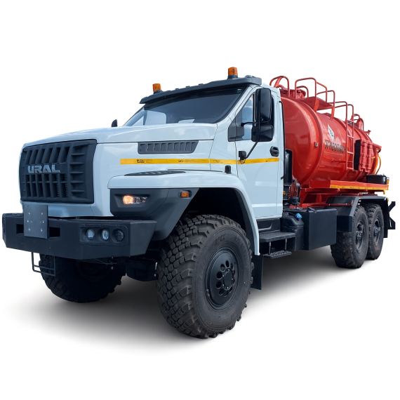 Вакуумный нефтепромысловый АКНС-10м3 на шасси Урал 4320-6952-72