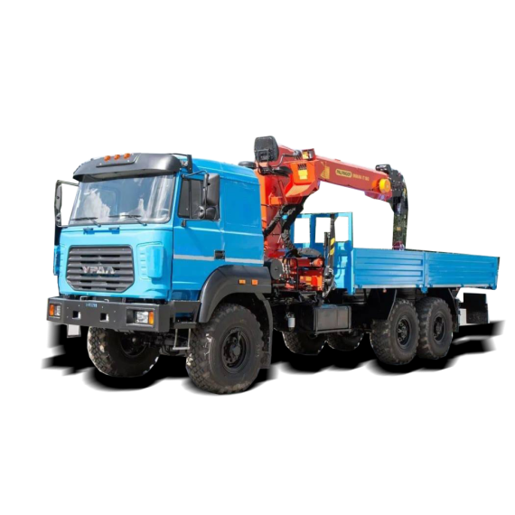 Бортовой Урал-М 6×6​ с КМУ (бескапотный)