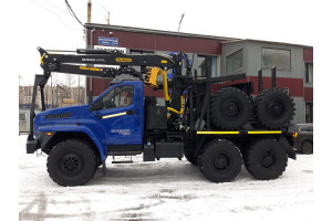 Лесовозный тягач URAL NEXT с ГМ VM10L74 (PALFINGER)
