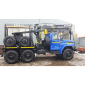 Лесовозный тягач URAL NEXT с ГМ VM10L74 (PALFINGER)