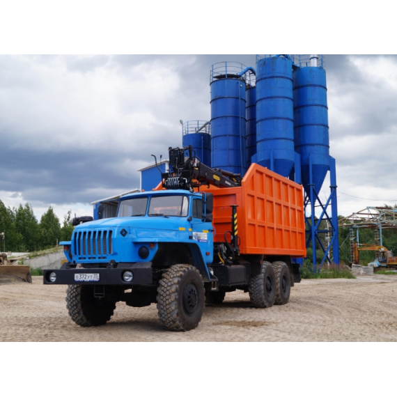 Металловоз с гидроманипулятором на шасси Урал 4320-1912-60, 6х6