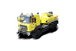 Бензовоз АЦ-12 на шасси Урал-М 6×6 (бескапотный)