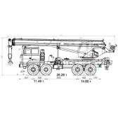 Автокран Челябинец КС-55733-33 8х8