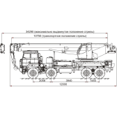 Автокран Челябинец КС-65717-34 8х8