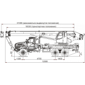 Автокран Челябинец КС-55732-25-31 6х6/6х4