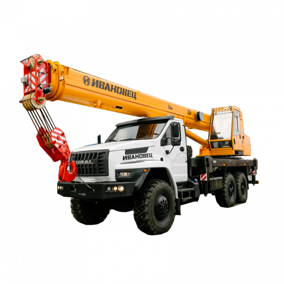 Автокран Ивановец КС-45717-2М 24 метра