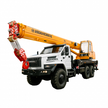  Автокран Ивановец КС-45717-2М 24 метра — ГК Вертикаль